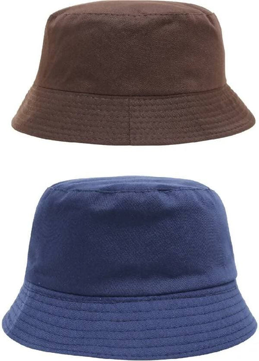 Cap Hat (Brown, Blue, Pack of 2) - HalfPe