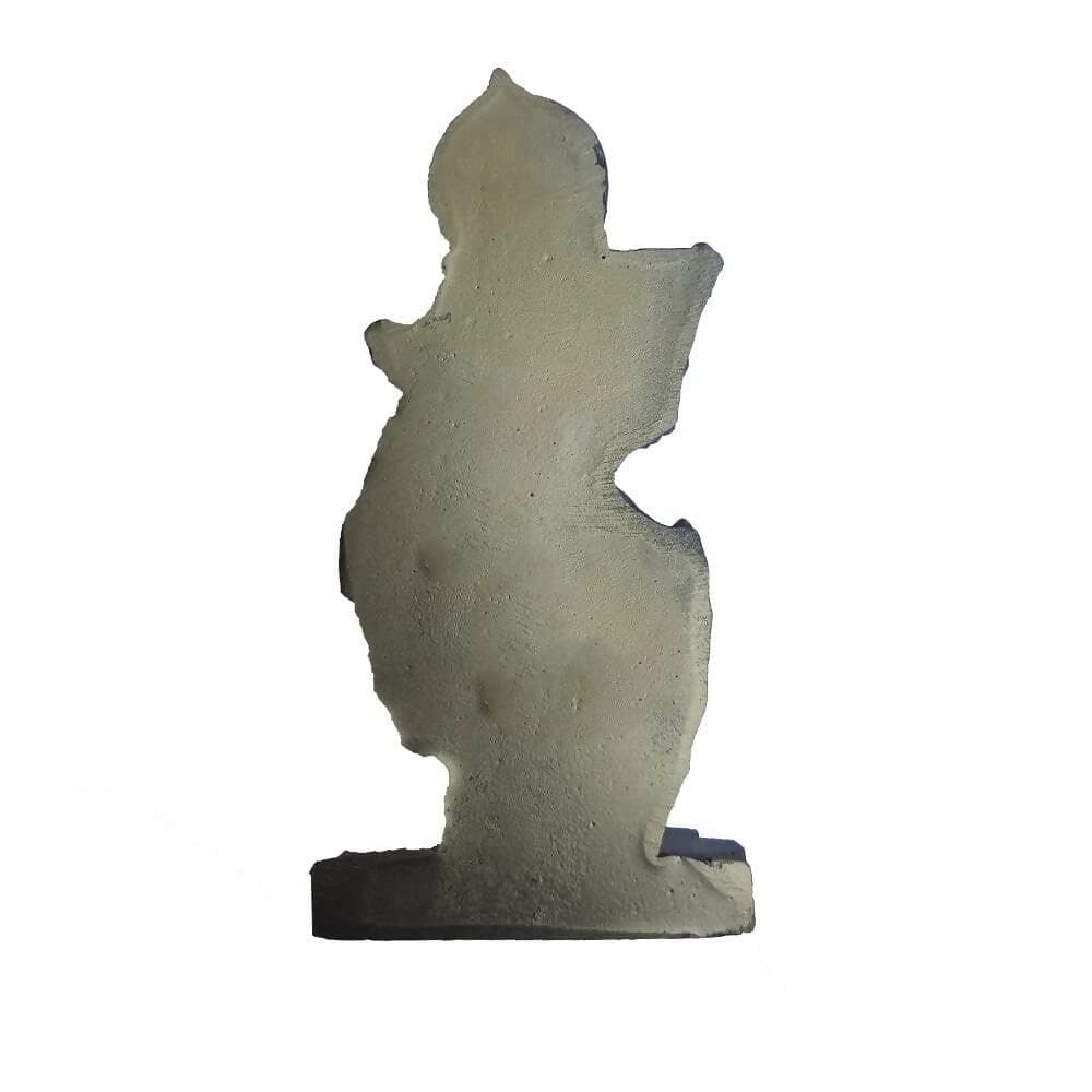 Mats Avenue Poly Marble Lord shri Krishna Playing Flute Standing Idol (9x18 CM) - HalfPe