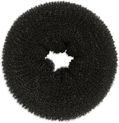 SENECIO Magic Donut Style Nylon Wire Stretchable Ring Hair Volumizer Bun Maker Visit the SENECIO Store (Medium Size 8.2cm ) - HalfPe