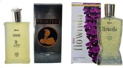 Aone Fighter and Flowrida Perfume 100ml each (200ml, pack of 2) - HalfPe