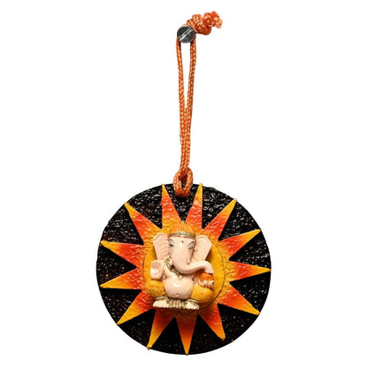 Surya Ganesh Wall Hanging Idol For Home Living Room - HalfPe