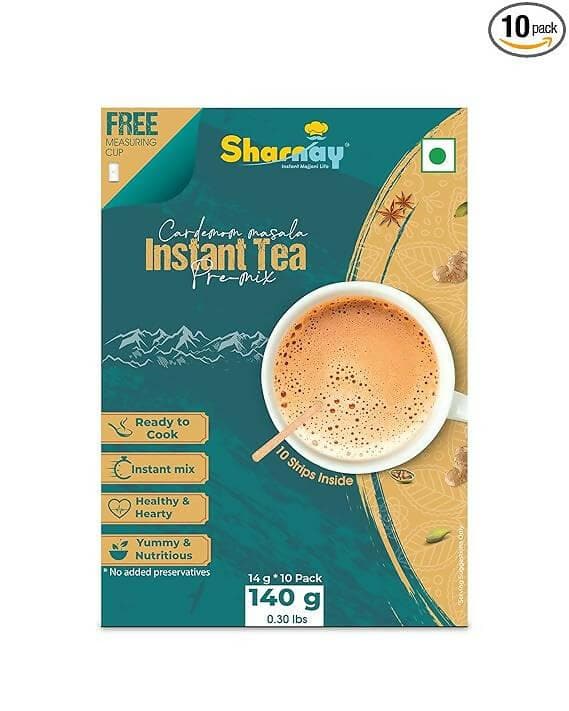 Sharnay Ready To Cook Instant Tea Cardamom Mix (Pack of 2) - HalfPe