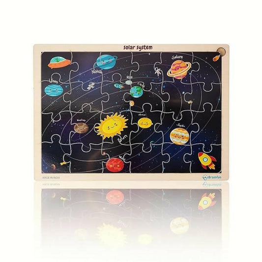 Zodo jigsaw solar puzzle for kids (24 pcs) - HalfPe