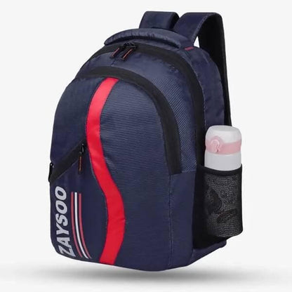 ZaySoo Backpack 15.6 Inch 30 LTR Casual Laptop Backpack Office Bag School Bag College Bag (Navy Blue) - HalfPe