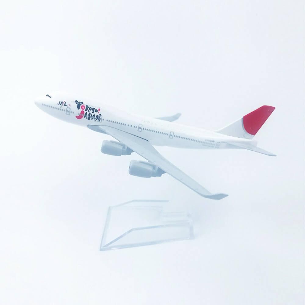 GM Japan Airlines Boeing 747 Aircraft Model 16cm Die-Cast Metal Airplane - HalfPe