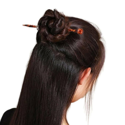 SENECIO Ethnic Retro Printed Hair Stick Set For Juda & Bun Pin - HalfPe