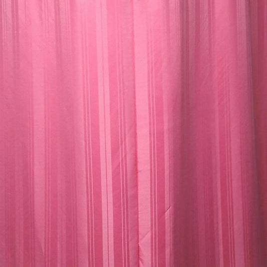 Hospital Partition Curtains, Clinic Curtains Size 6 FT W x 7 ft H, Channel Curtains with Net Fabric, 100% polyester 12 Rustfree Metal Eyelets 12 Plastic Hook, Pink, Stripes Design (6x7 FT) - HalfPe