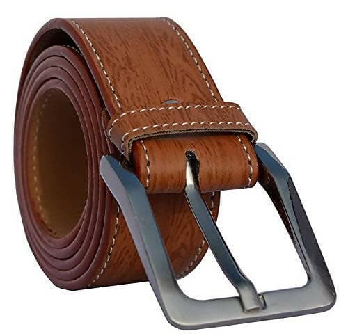 Attractive Men Multicolor Leather Belts Combo (Pack of 2) - HalfPe