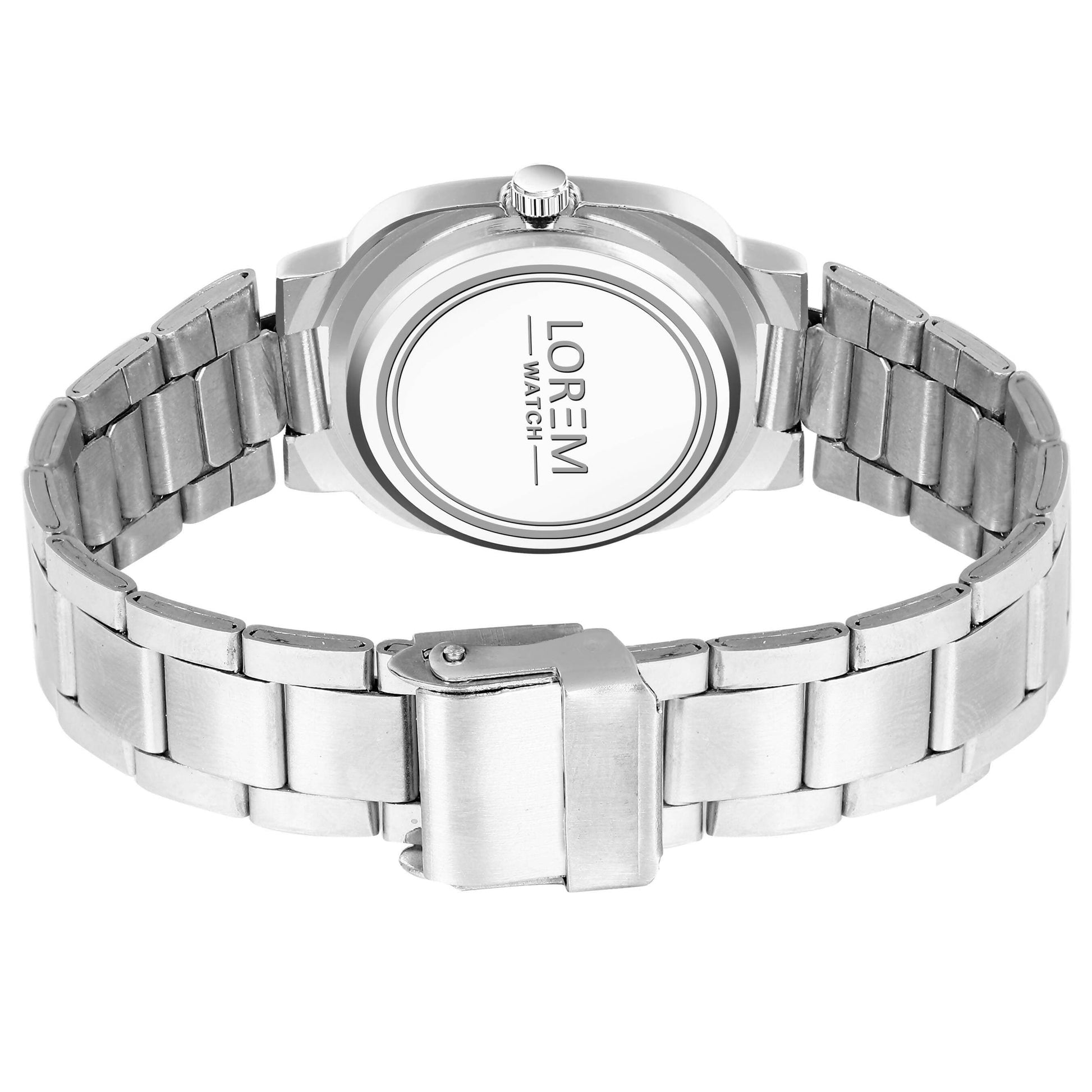 LOREM Silver Professional Analog Watch For Women LR298 - HalfPe