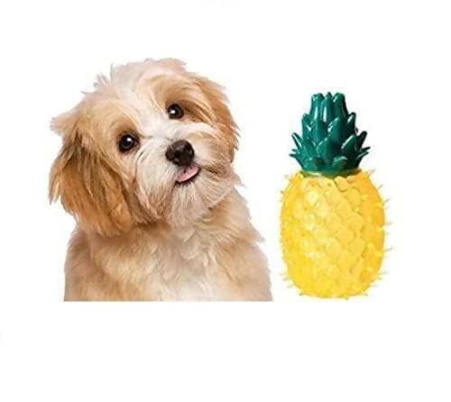 PlayPets Pineapple Fruit Squeeze Toy - HalfPe