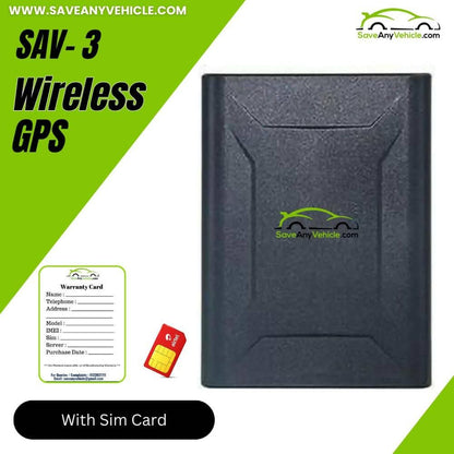 SAVE ANY VEHICLE SAV-3 wireless GPS - HalfPe