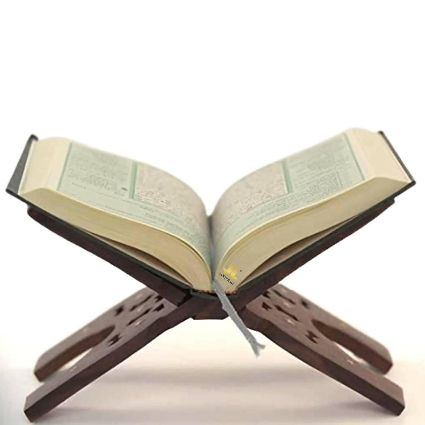 santarms Wooden holy Book Stand Reading (12 inches) - HalfPe