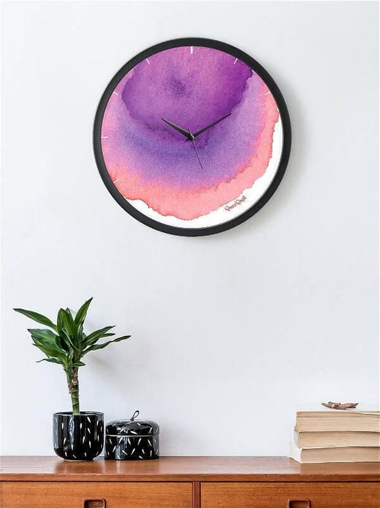 Water Colors Analog Wall Clock - HalfPe