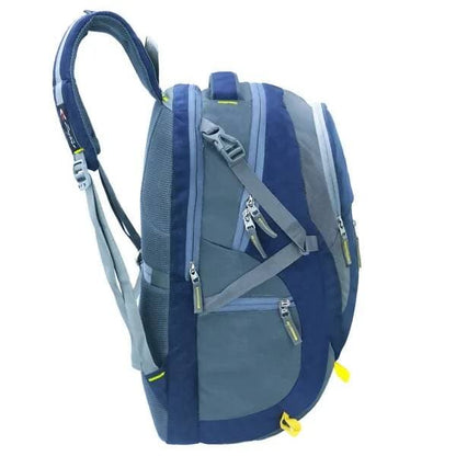 Large 40 L Laptop Backpack Unisex Nylon Travel Water Resistant Slim Durable Fits Up To 17.3 Inch Laptop (Navy Blue)  - HalfPe