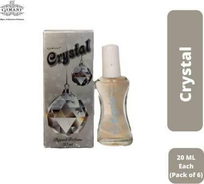 Gimani Crystal Perfume each of 20 ml (pack of 6, 120ml) - HalfPe