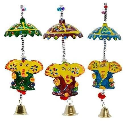 Santarms Door Hanging Lord Ganesha (pack of 3) - HalfPe