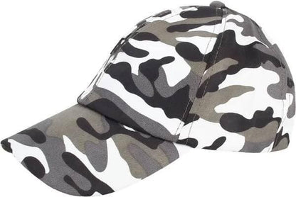 Graphic Print Army Style Cap - HalfPe