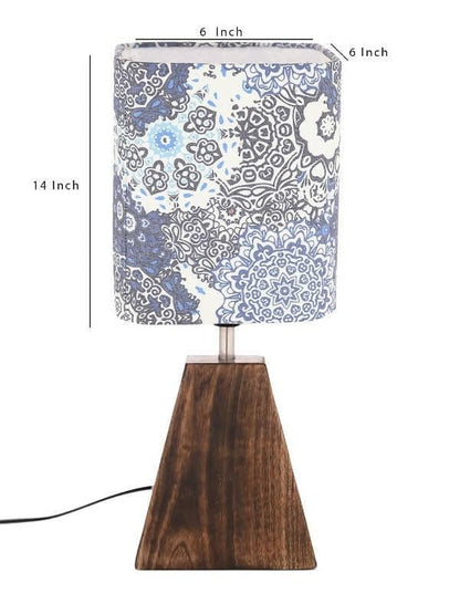 Pyramid Batik Print Lamp - HalfPe