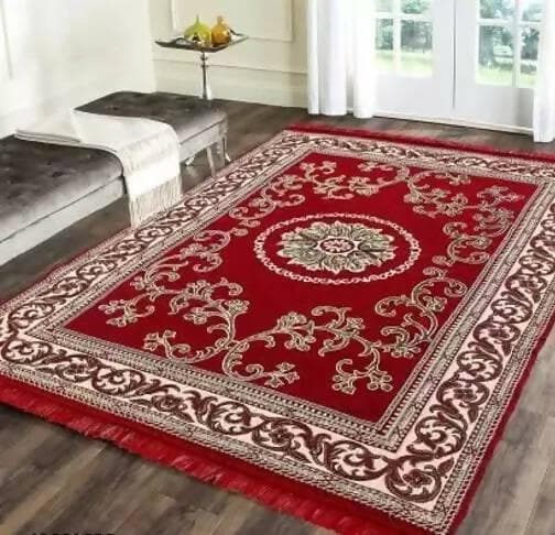 The Fresh Livery Cotton Carpet(137x185 cm) - HalfPe