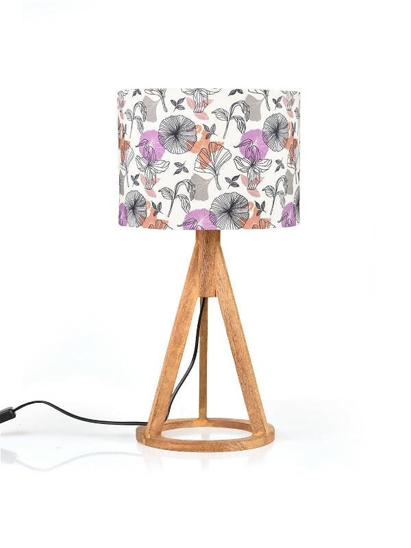 Gardenia Trio Wooden Lamp - HalfPe