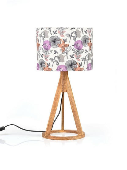 Gardenia Trio Wooden Lamp - HalfPe