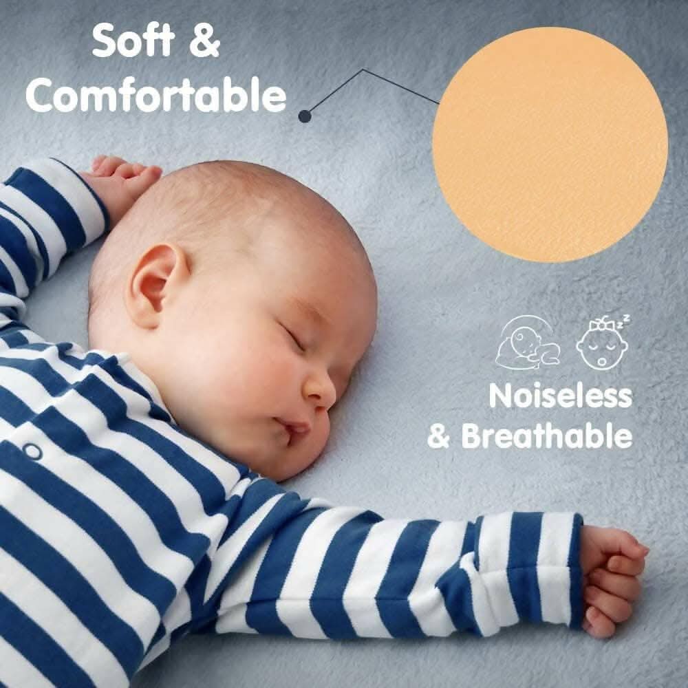 Mattress Protector Beige Waterproof Cover for Double Bed 72 x 72 inch - HalfPe