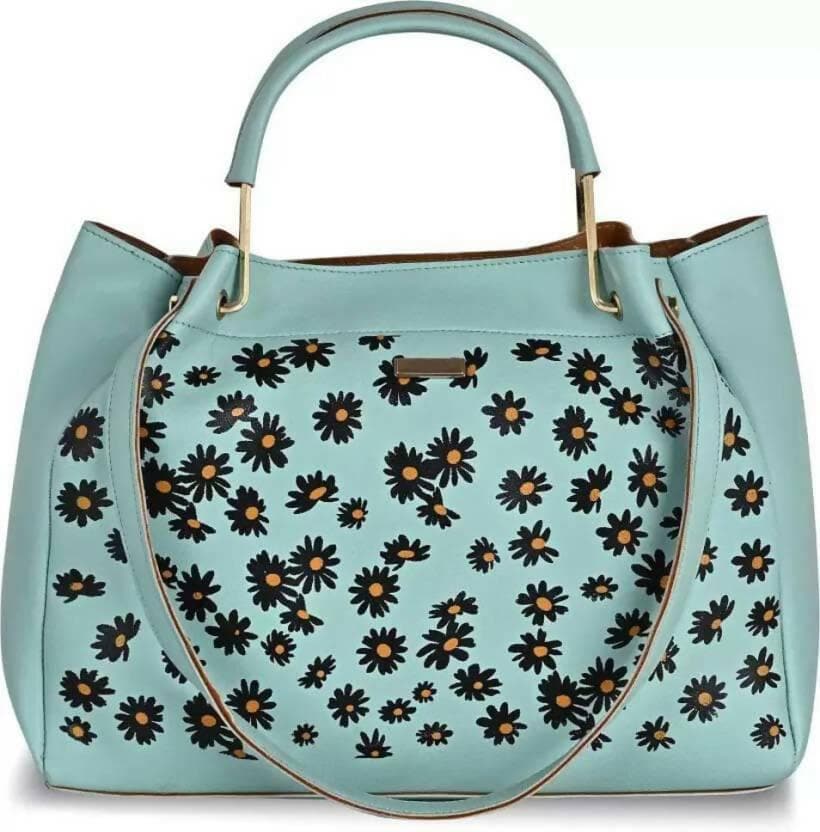 Women Blue Handbag - HalfPe