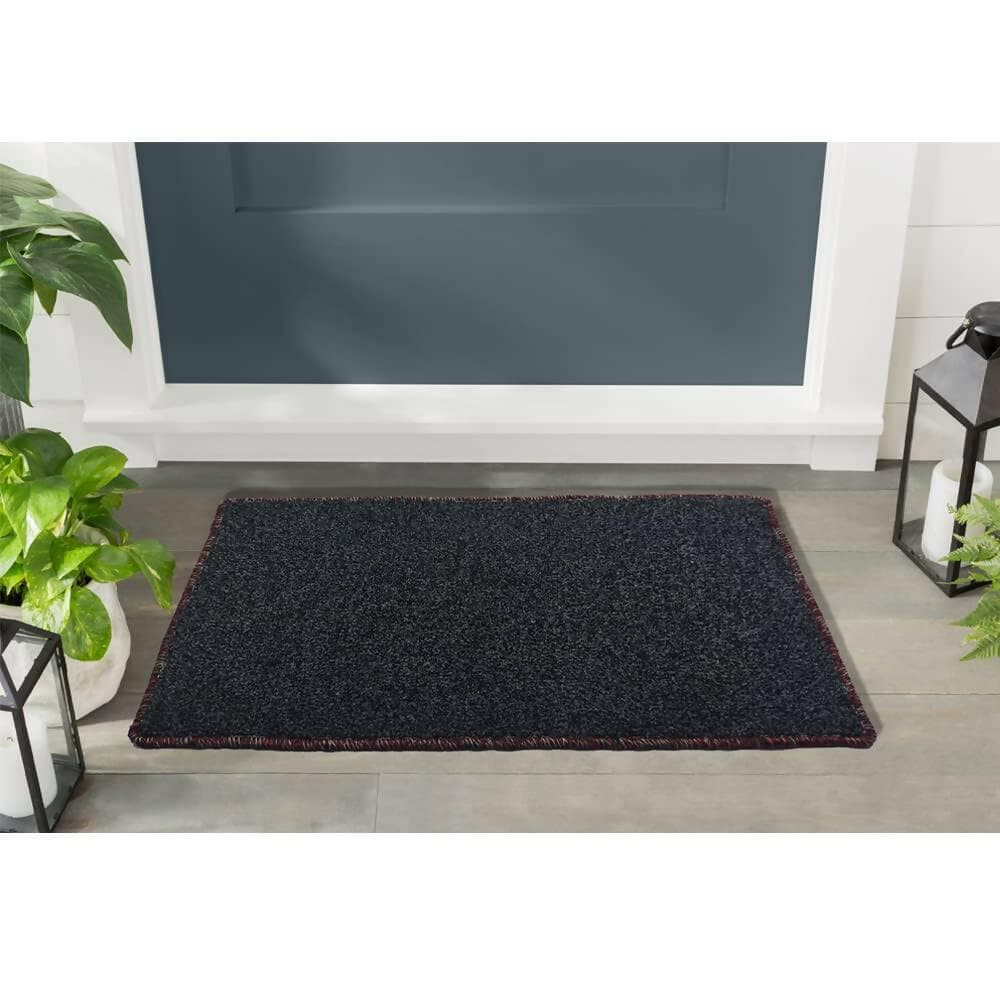 Mats Avenue Quick Dry Multipurpose Micro Fiber Bath Mat Dotted Grey Color with Aroma (45x75 CM) - HalfPe