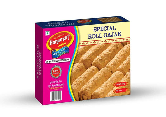 Hanuman Sahu Gajak Udyog Pure Gud Roll Gajak (350gm*2box) - HalfPe