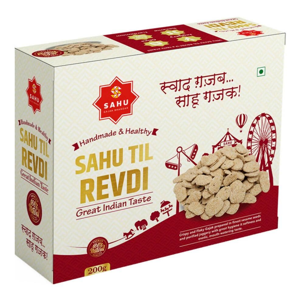 Sahu Gajak Bhandar Til Revdi (200g) - HalfPe