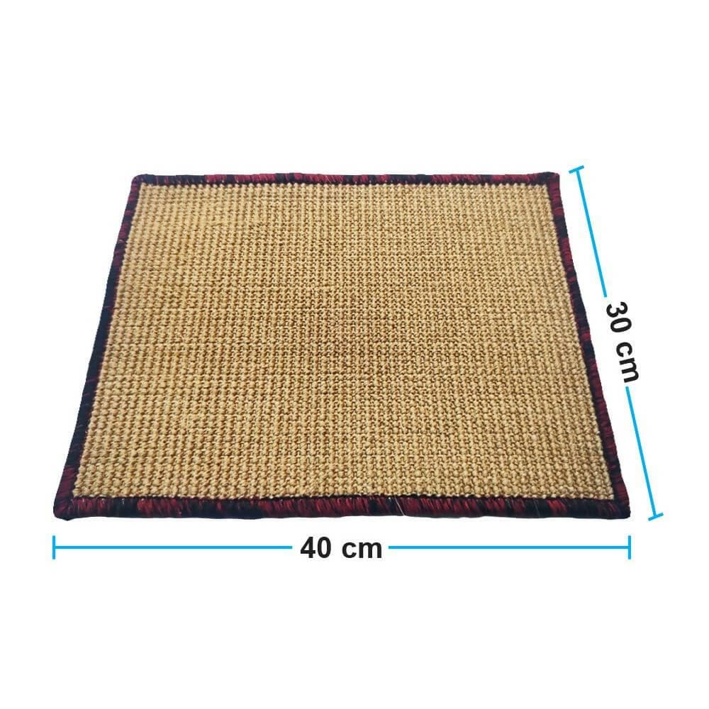 Mats Avenue Multi Use Sisal Cat Scratch Pad/Cat Scratcher for Kittens and Persian Cats (30 X 40 CM) - HalfPe