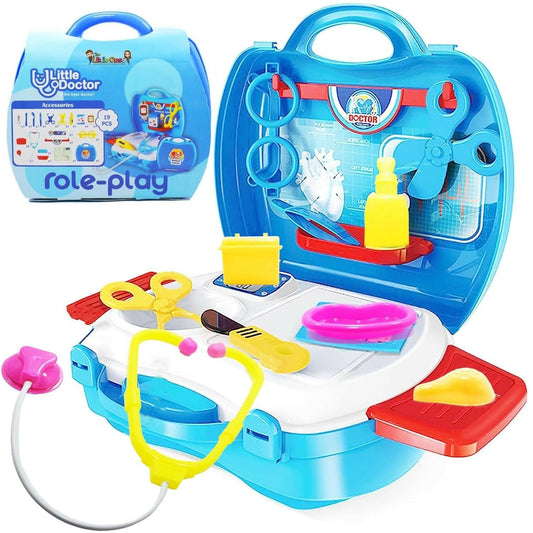 Pretend Play Plastic Doctor Toy Set for Kids Doctor Play Set - HalfPe