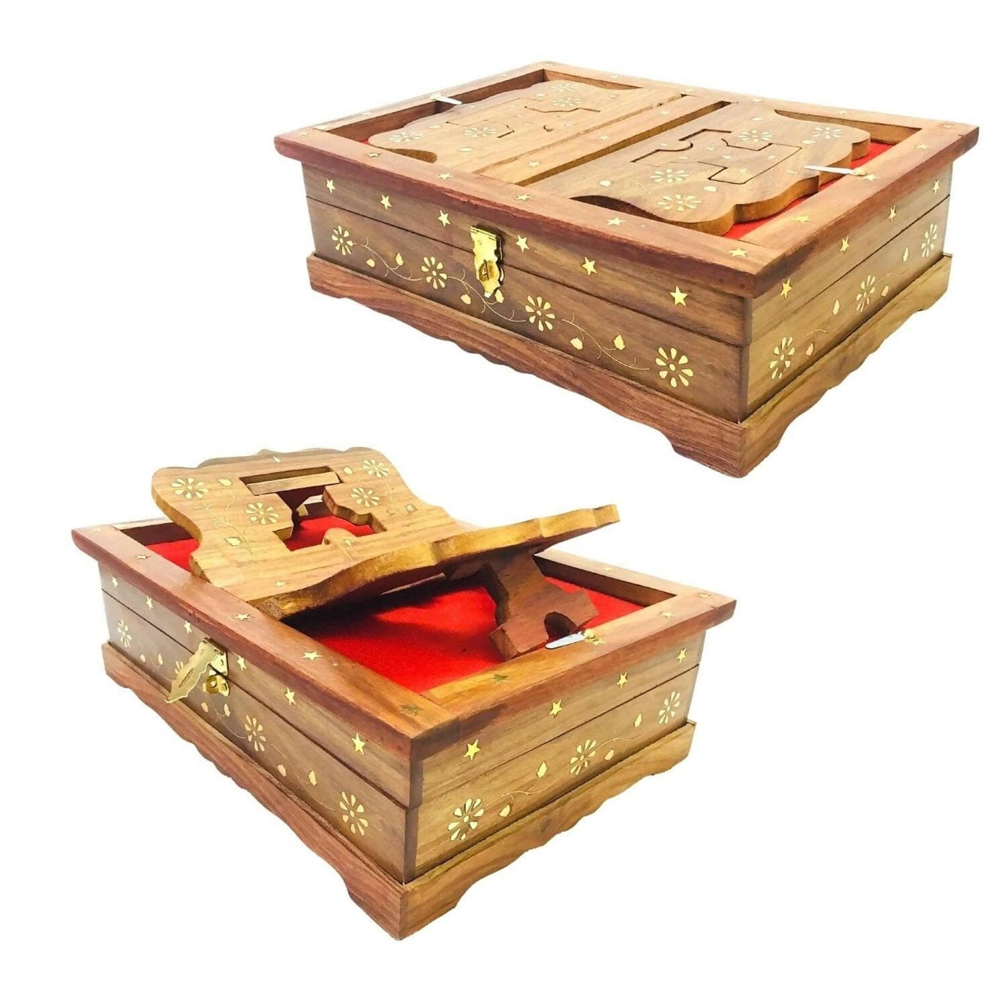 Santarms Quran Box fordable Wooden - HalfPe