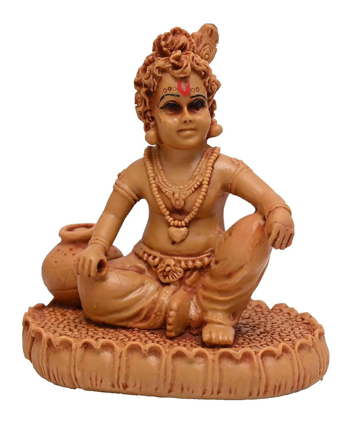 KariGhar Bal Gopal D0116 4 inches Idol Perfect for car Dashboard, puja ghar, Decoration & Gifting - HalfPe