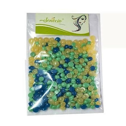 SENECIO No Strip Multi Color & Flavor Depilatory Pearl Hair Removal Hot Brazillian Wax Beans 50g - HalfPe