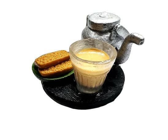 Chai Rusk Miniature Food Fridge Magnet - HalfPe