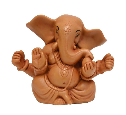 KariGhar Ganesh ji 3 inches Idol Perfect for car Dashboard - HalfPe