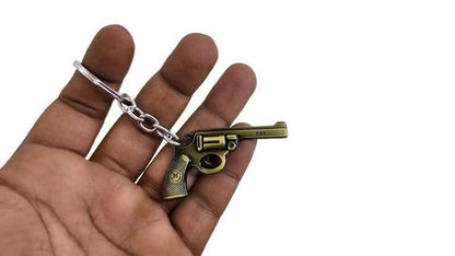 PubG Metal Battleground Revolver Gun Keychain - HalfPe