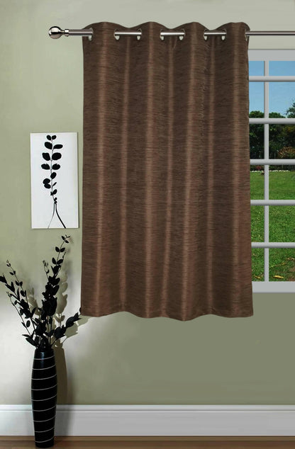 Lushomes Satin Curtains, Gold Satin window curtains, curtains 5 feet, 8 Metal SS Eyelets, 4.5 FT x 5 FT, curtains for window (54 x 60 inches) - HalfPe