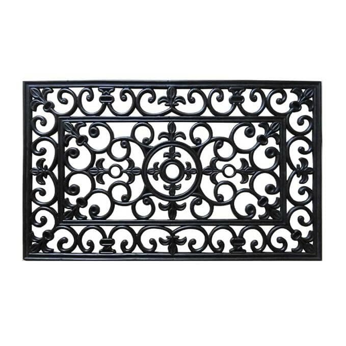 Mats Avenue Rubber Iron Grill Mat - HalfPe