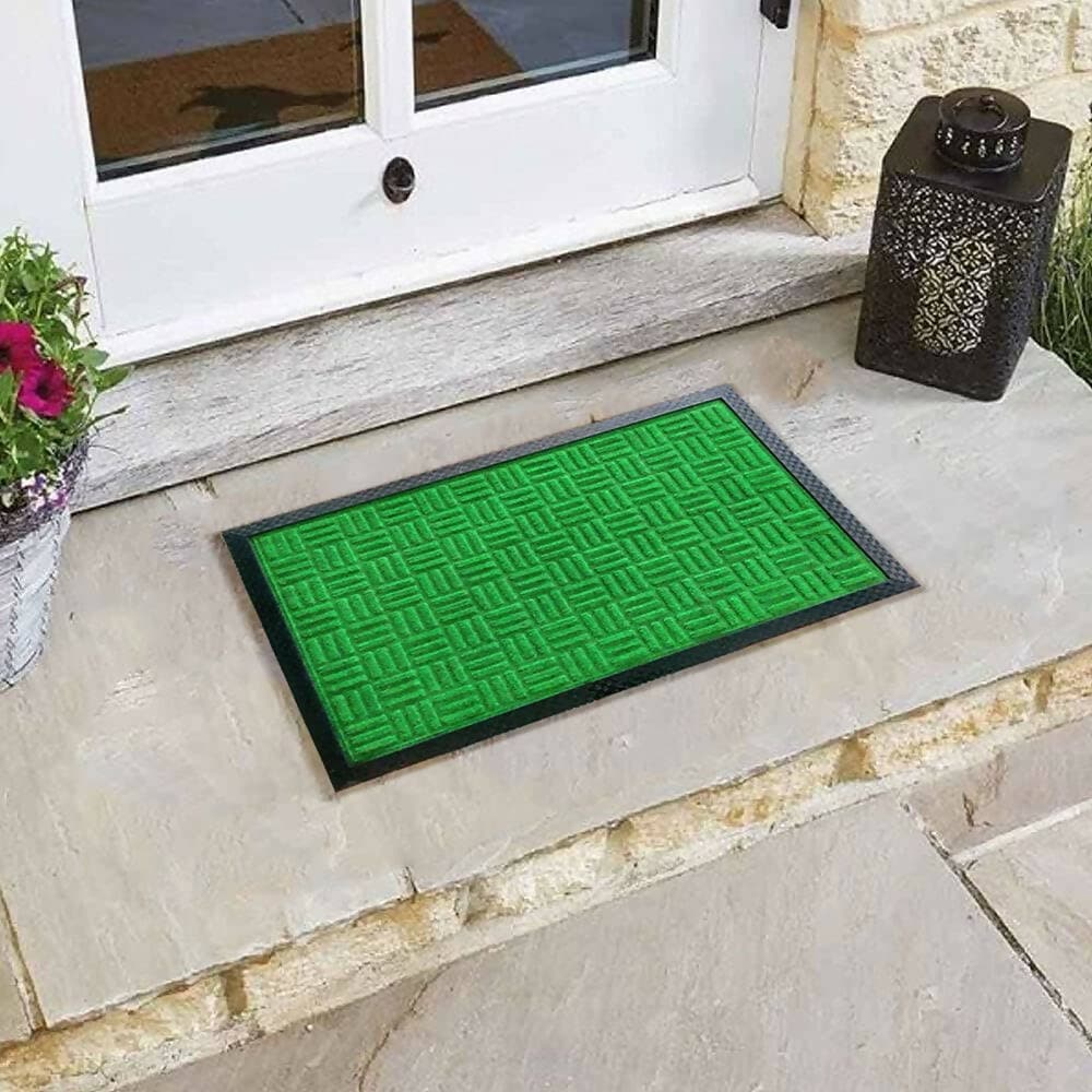 Mats Avenue Polypropylene and Rubber Backed Molded Door Mat - HalfPe