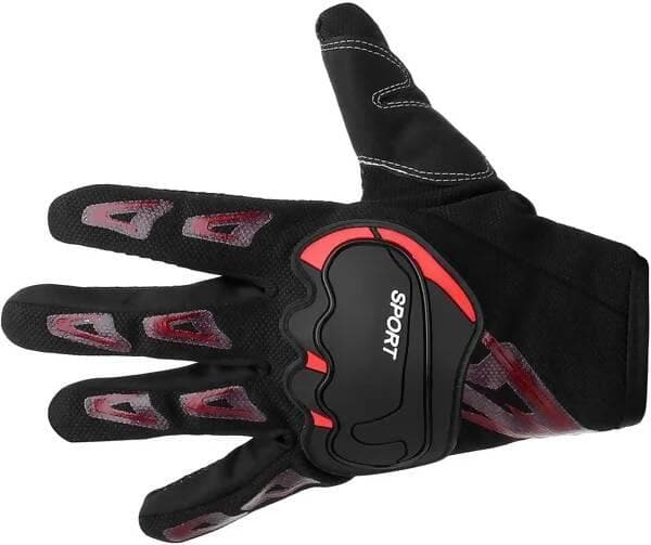 RideSmart Touch: Full Finger Motorcycle Gloves For Cycling - HalfPe