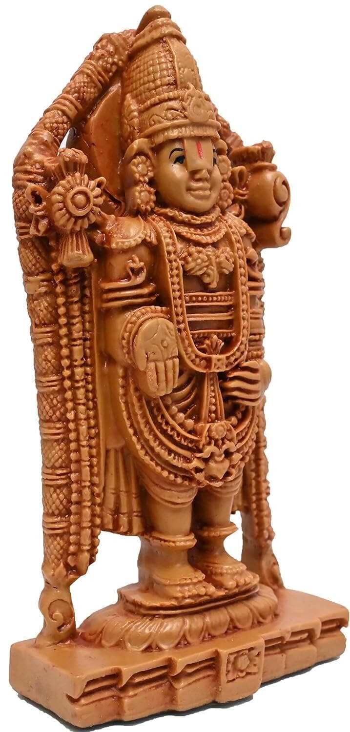 KariGhar Lord Venkateswara / Balaji / Lord Vishnu 7inches Idol Perfect for Puja Ghar - HalfPe