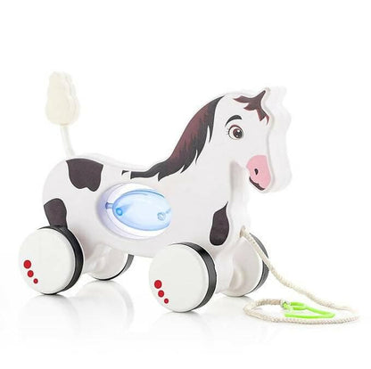 ZUDO Pull Along Toddler Toy (horse) - HalfPe