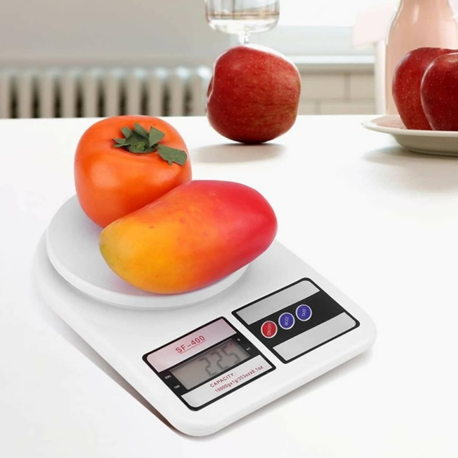 Electronic Digital Kitchen Weight Scale With LED Display (UPTO 10 KG) - HalfPe