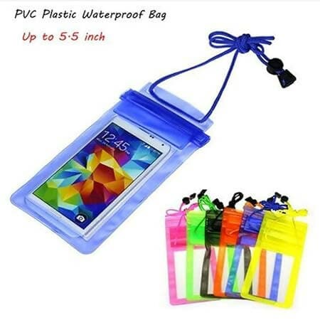 SENECIO Waterproof Universal Mobile Pouch For Virus, Bacteria, Rain & Dust protector Case Bag 1Pc Random Color - HalfPe