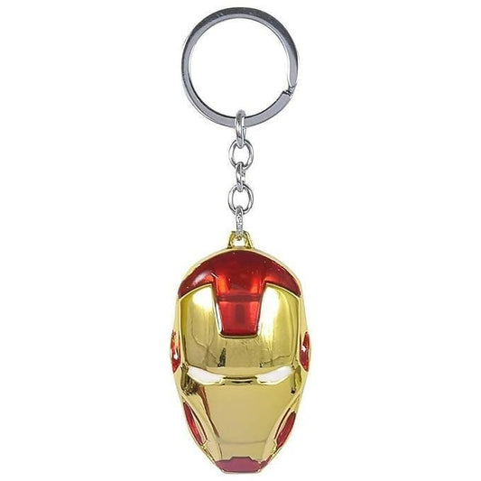 IronMan Black Neon Face Keychain - HalfPe