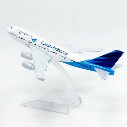 GM Garuda Indonesia B747 Aircraft Model Boeing 747 Airplane Diecast Alloy Plane - HalfPe