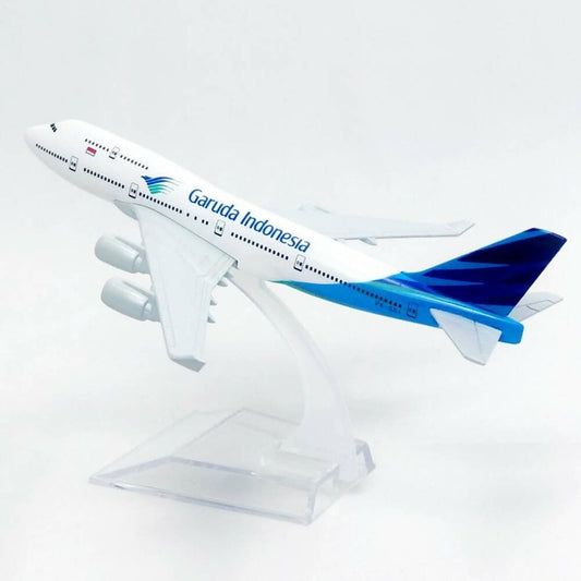 GM Garuda Indonesia B747 Aircraft Model Boeing 747 Airplane Diecast Alloy Plane - HalfPe