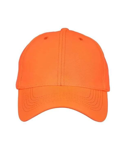 Head Caps For Men Unisex Mens Caps Branded With Adjustable Strap In Summer For Men (Orange) - HalfPe